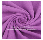 Yoga Mat Cover Towel Non-Slip Sweat Absorbent Solid Foldable Portable Pilates Exercise Sports Travel Fitness Blanket 183CM*63CM Luxlife Brands