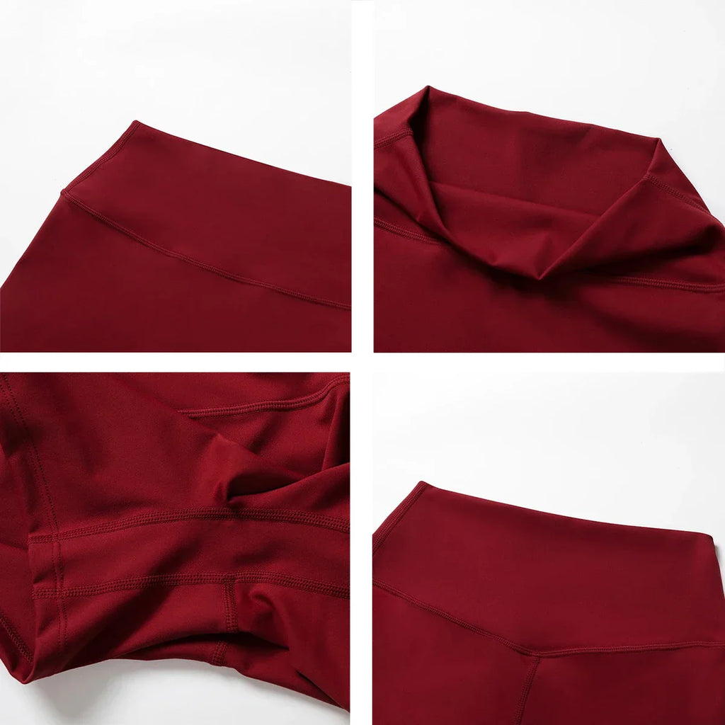 Hearuisavy Women 2 Piece Sport Pants Set Gym Sportswear Workout Short Sleeves Female Push Up Yoga Pants Running Fitness Clothing