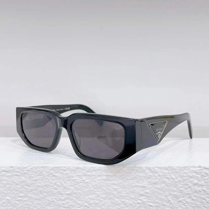 PR 09ZS sunglasses High Quality big rectangle millionaire men highquality brand designer men women Acetate glasses white red LUXLIFE BRANDS