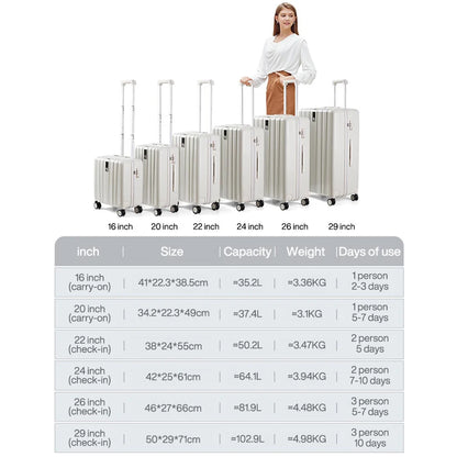 Lux Spinner Luggage Suitcase LUXLIFE BRANDS
