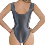 Summer Sleeveless High Cut Sexy Bodysuit Women Sexy Backless One-piece Rompers Female Tank Tops Bodysuit Stretch Bikini Swimwear Luxlife Brands