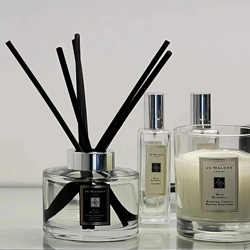 English Pear Reed Diffuser Scent Candle Sets Aromatherapy Diffuser High Quality Essential Oil Lime Basil Gift Box Home Decor LUXLIFE BRANDS