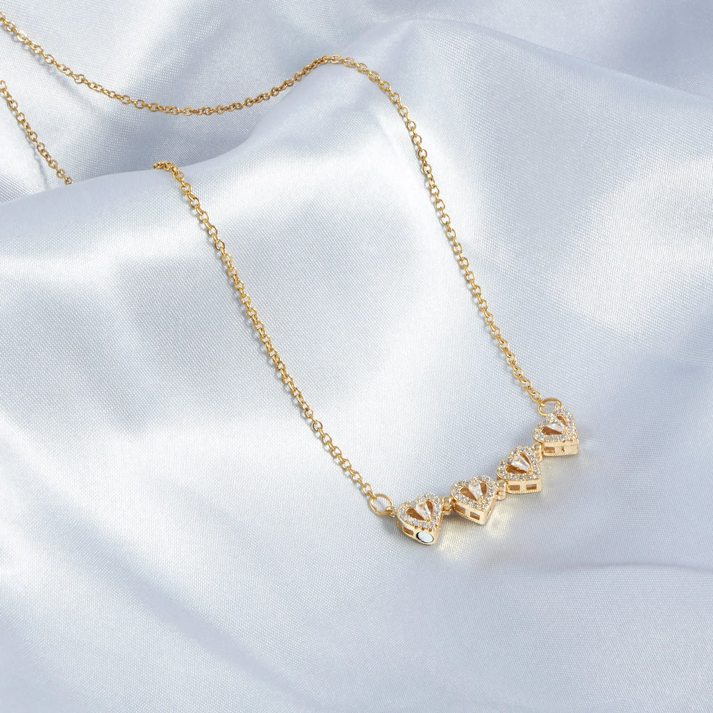 One Four-leaf clover lady small crowd necklace pendant titanium steel necklace lady jewelry LUXLIFE BRANDS