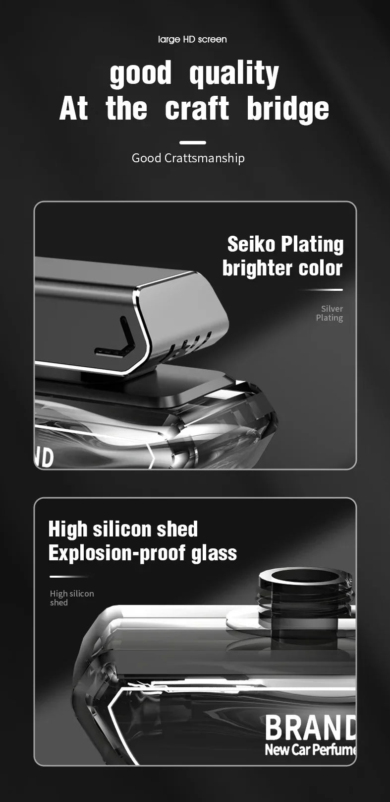 Car Fragrance Luxury Fragrance Can Automatically and Continuously Emit Fragrance Used in Auto and Homes Office Air Freshener