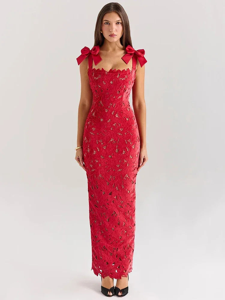 Harmony Lace Maxi Dress Luxlife Brands