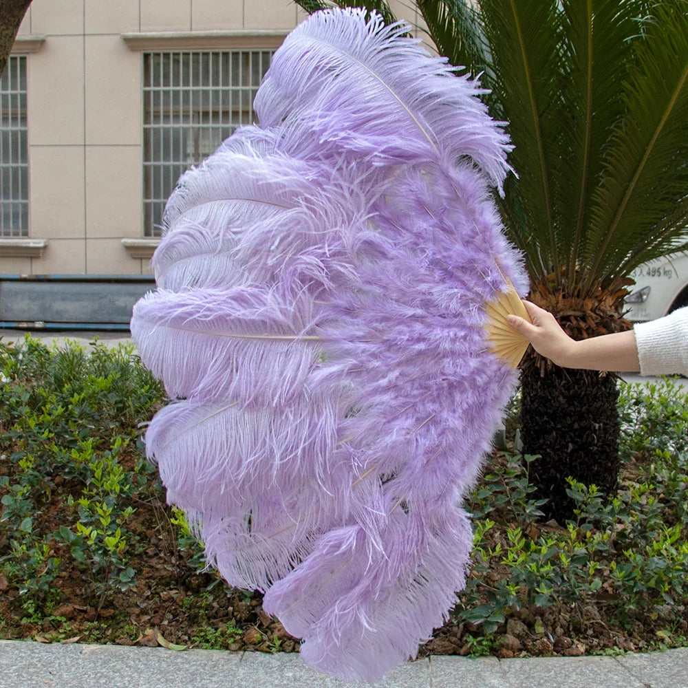 100CM Ostrich Feather Fans