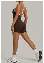 Workout Jumpsuit Sports Overalls Women Rompers Gym Clothing Running Bodysuits Fitness Suits Gym Tracksuit Sportswear Yoga Set Luxlife Brands