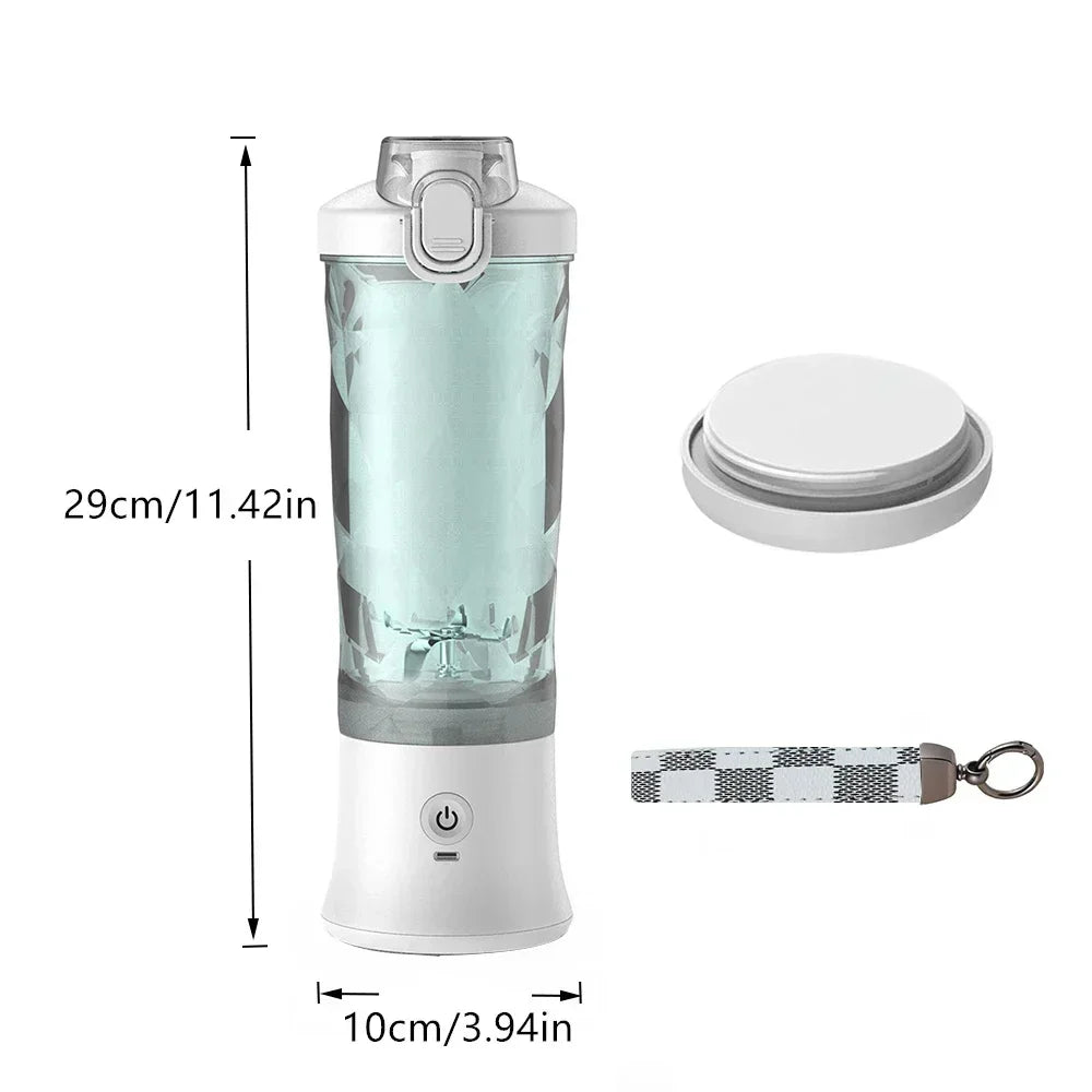 Healthy Living Portable Blender 20oz USB With 6 Blades