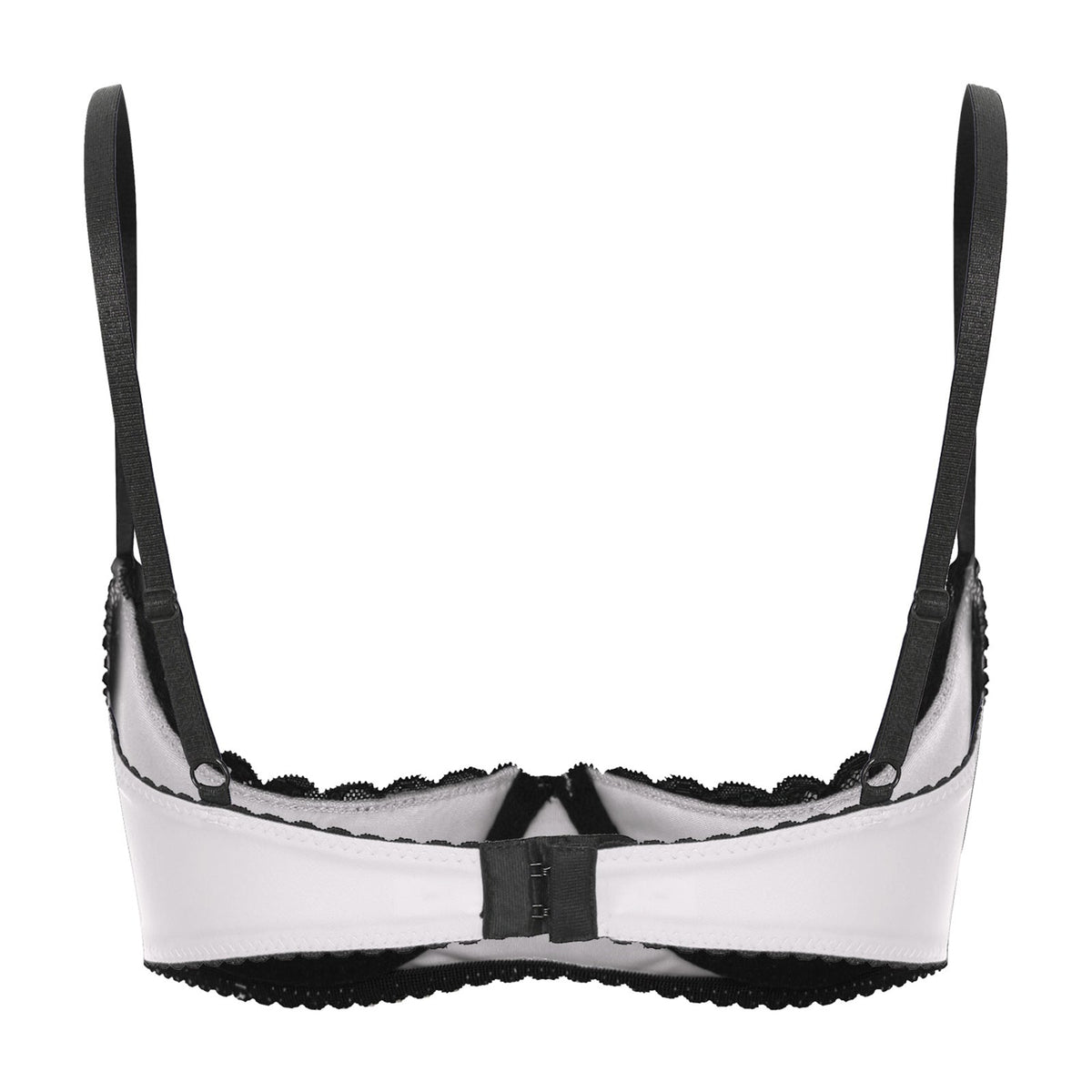 Lace Underwire Half-Cup Balconette Bra