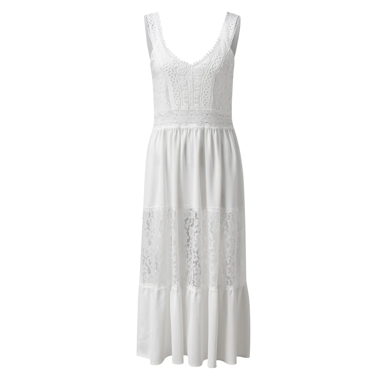 Boho Embroidered Day Dress LUXLIFE BRANDS
