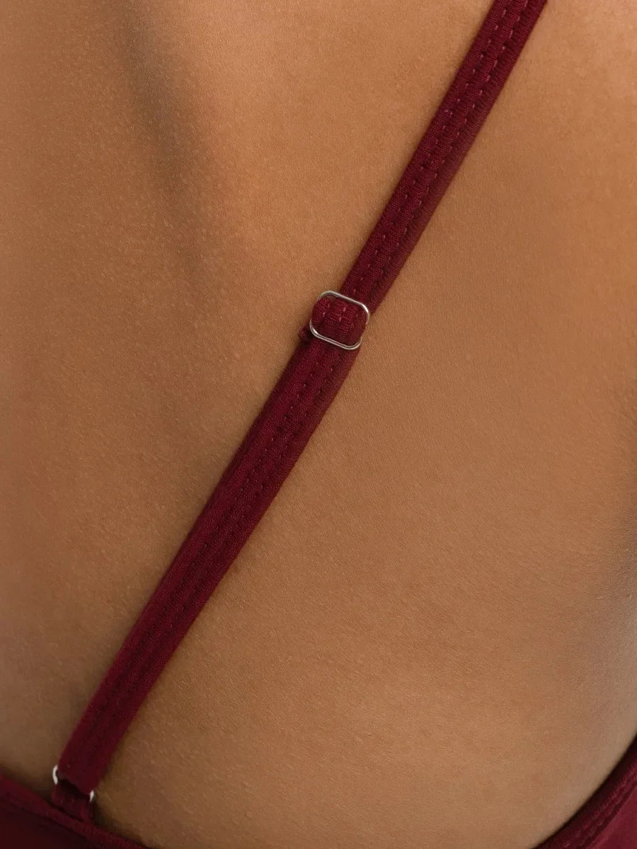 European and American solid color matching hot girl summer women's camisole with tight fitting jumpsuit