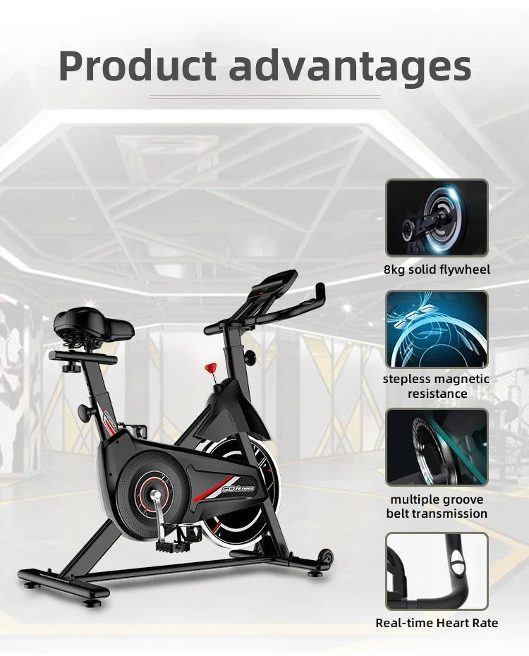 SD-S501 Factory directly supply home folding fitness equipment magnetic control spinning bike