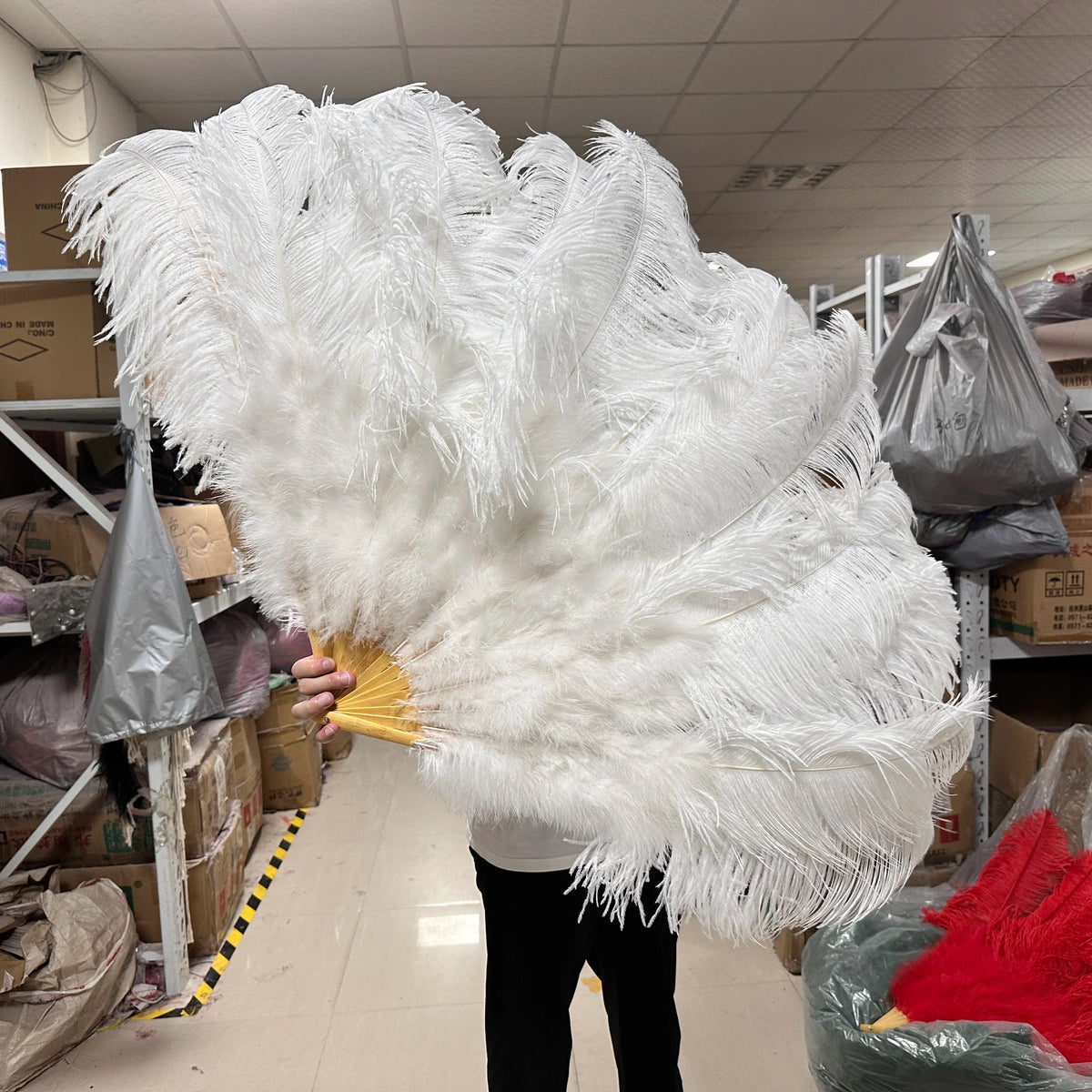 130CM Ostrich Feather Fans