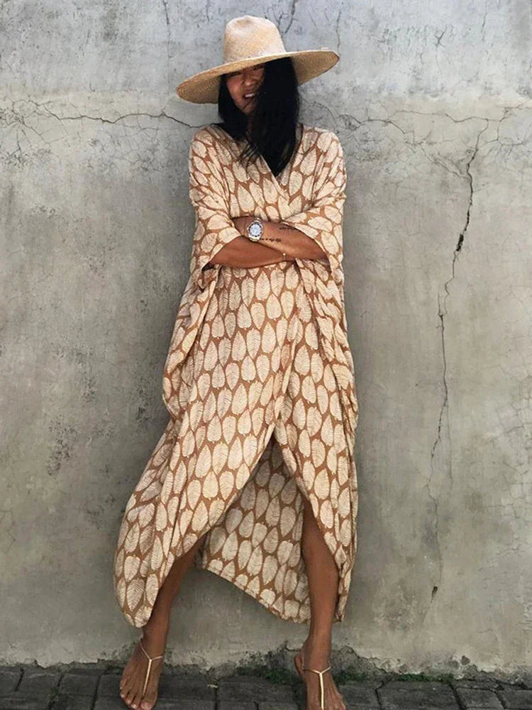 Tie Dye Kimono Summer Dress Luxlife Brands