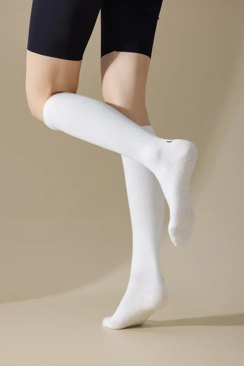 Pilates Cotton Compression Socks Anti Slip
