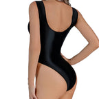 Summer Sleeveless High Cut Sexy Bodysuit Women Sexy Backless One-piece Rompers Female Tank Tops Bodysuit Stretch Bikini Swimwear Luxlife Brands