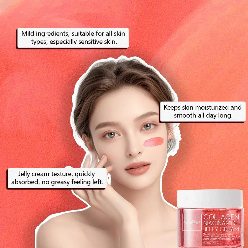 Korean Skin Care 50g Collagen Niacinamide and Hydrolyzed Collagen Lasting Moisturizing Deeply Hydrates Night Care Mask Cream