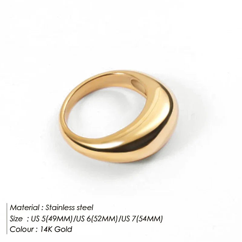 Fashion Ring 316L Stainless Steel Ring Anillo Ringen Mujer Women Rings Bague Couple Matching Jewlery Fashion Gifts Do not fade