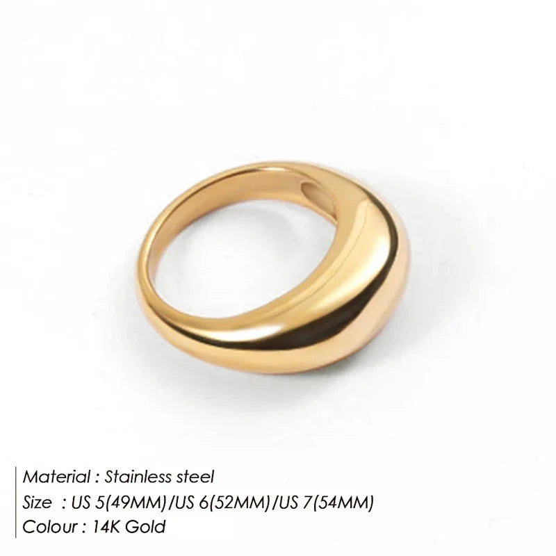 Fashion Ring 316L Stainless Steel Ring Anillo Ringen Mujer Women Rings Bague Couple Matching Jewlery Fashion Gifts Do not fade Luxlife Brands
