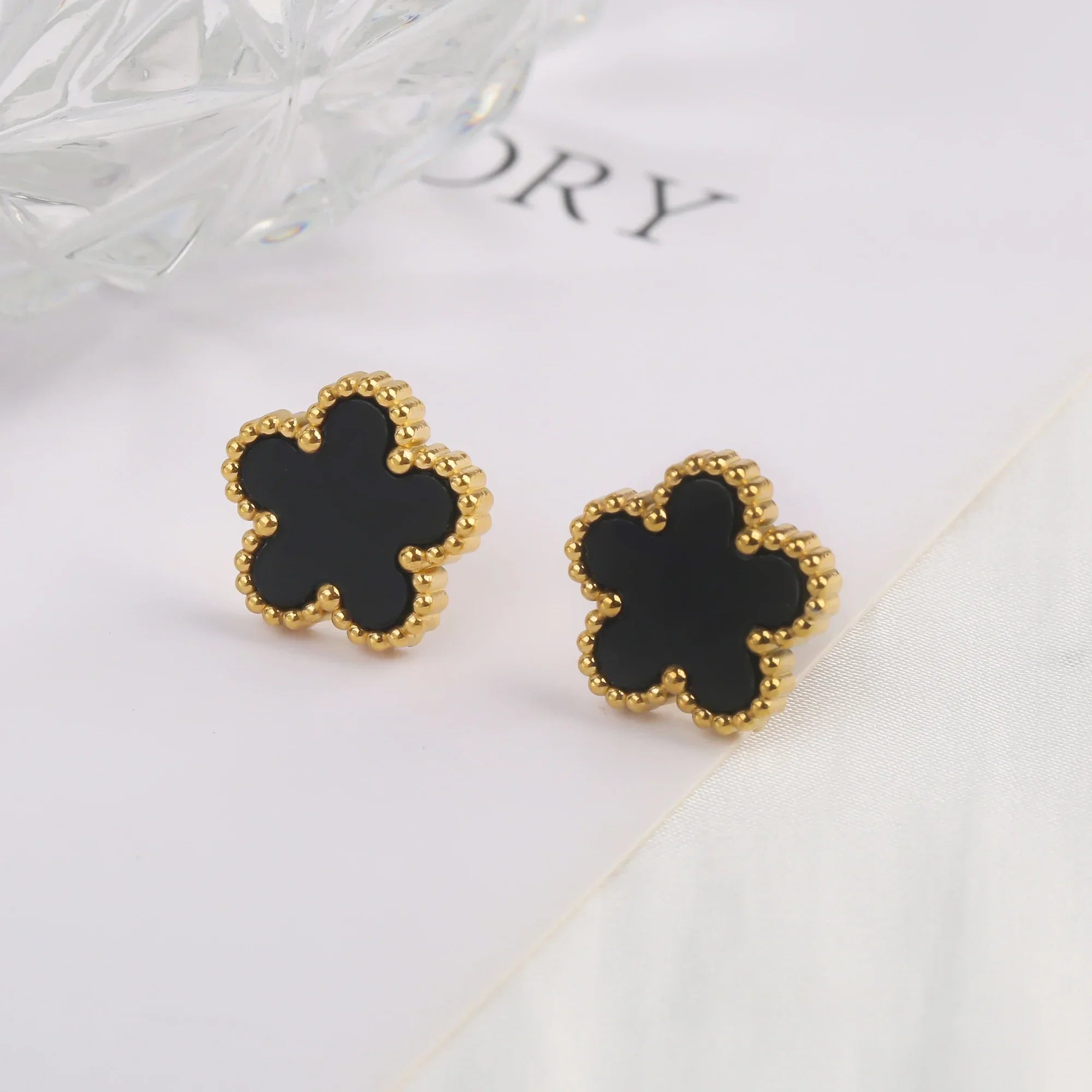 Hot Sale Stainless Steel Laser Five Leaf Flower Petal Adjustable Clover Bracelet Classic for Woman Girl Brand Jewelry Party Gift