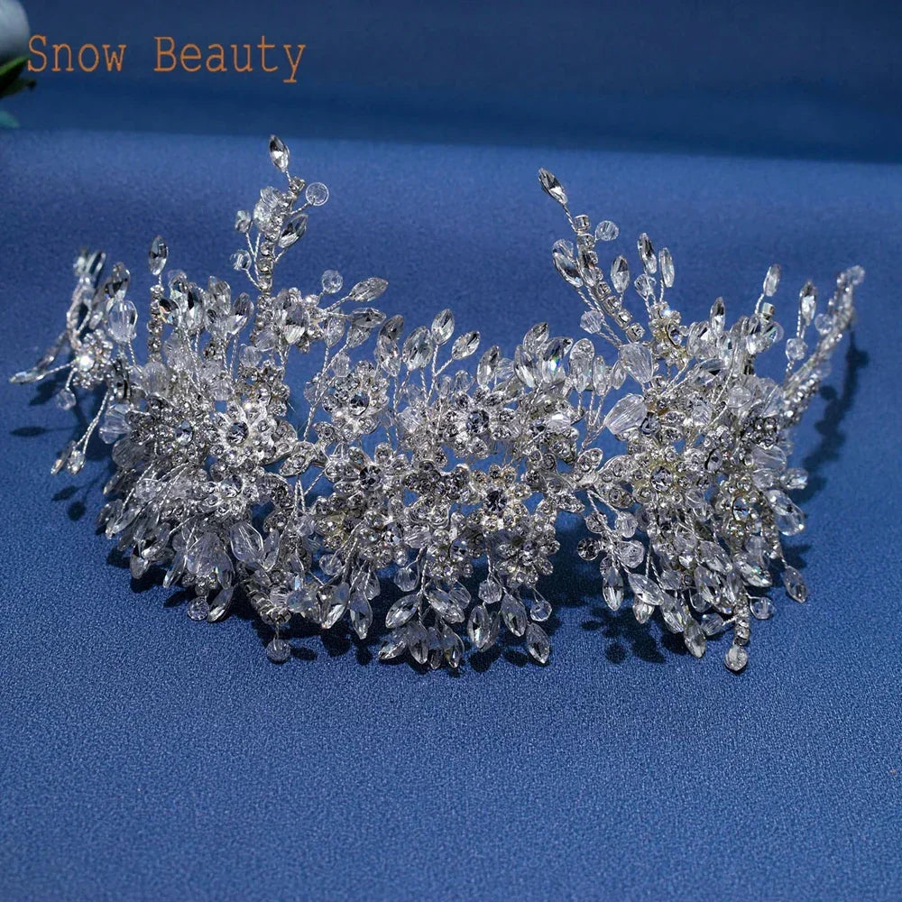 Luxury Bridal Crystal Tiara LUXLIFE BRANDS