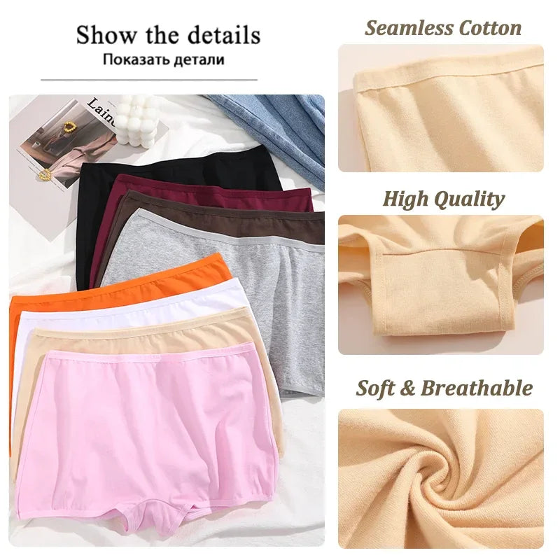 Women's Cotton Seamless Sports Boxers XS-XL Luxlife Brands
