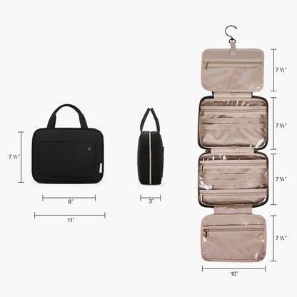 Amazing Hanging Travel Organizer for Full Sized Items LUXLIFE BRANDS