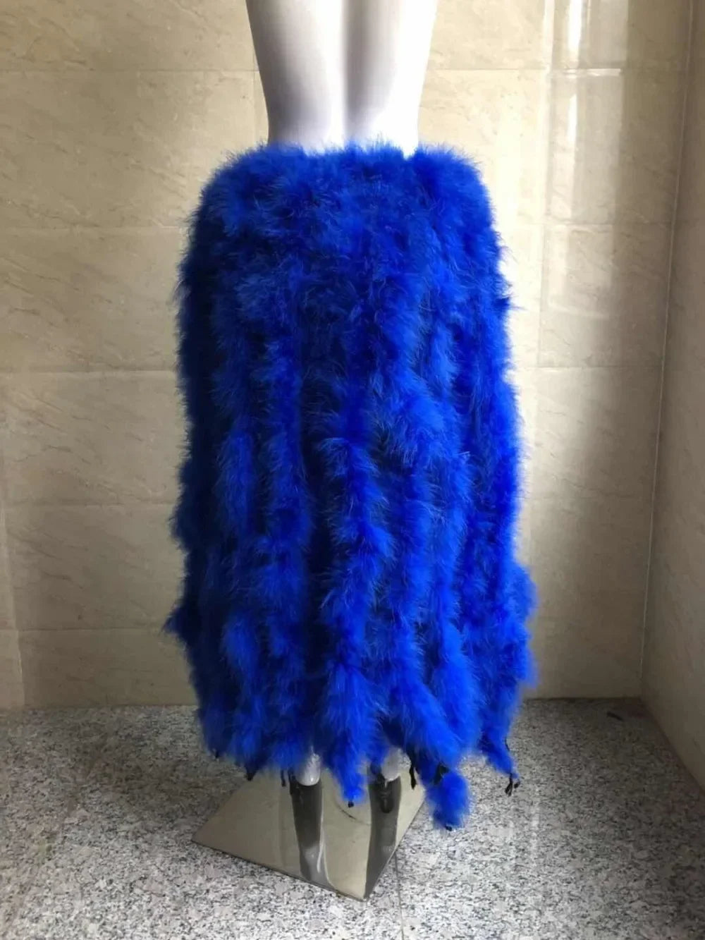 Long Feather Bustle Skirt Costume Accessory