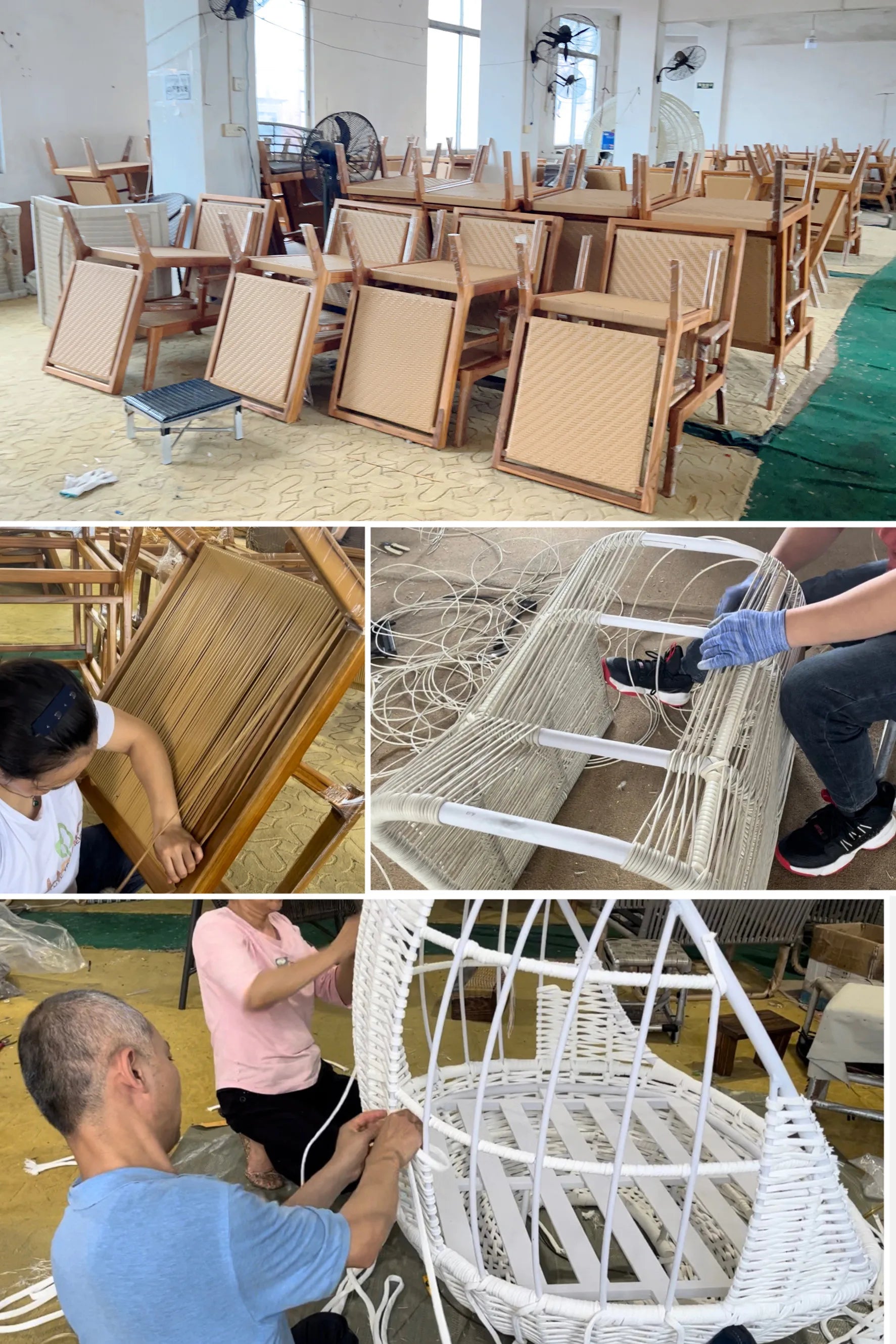 Garden Furniture Deep Seating Patio Set Sun Lounger Outdoor Furniture Daybed