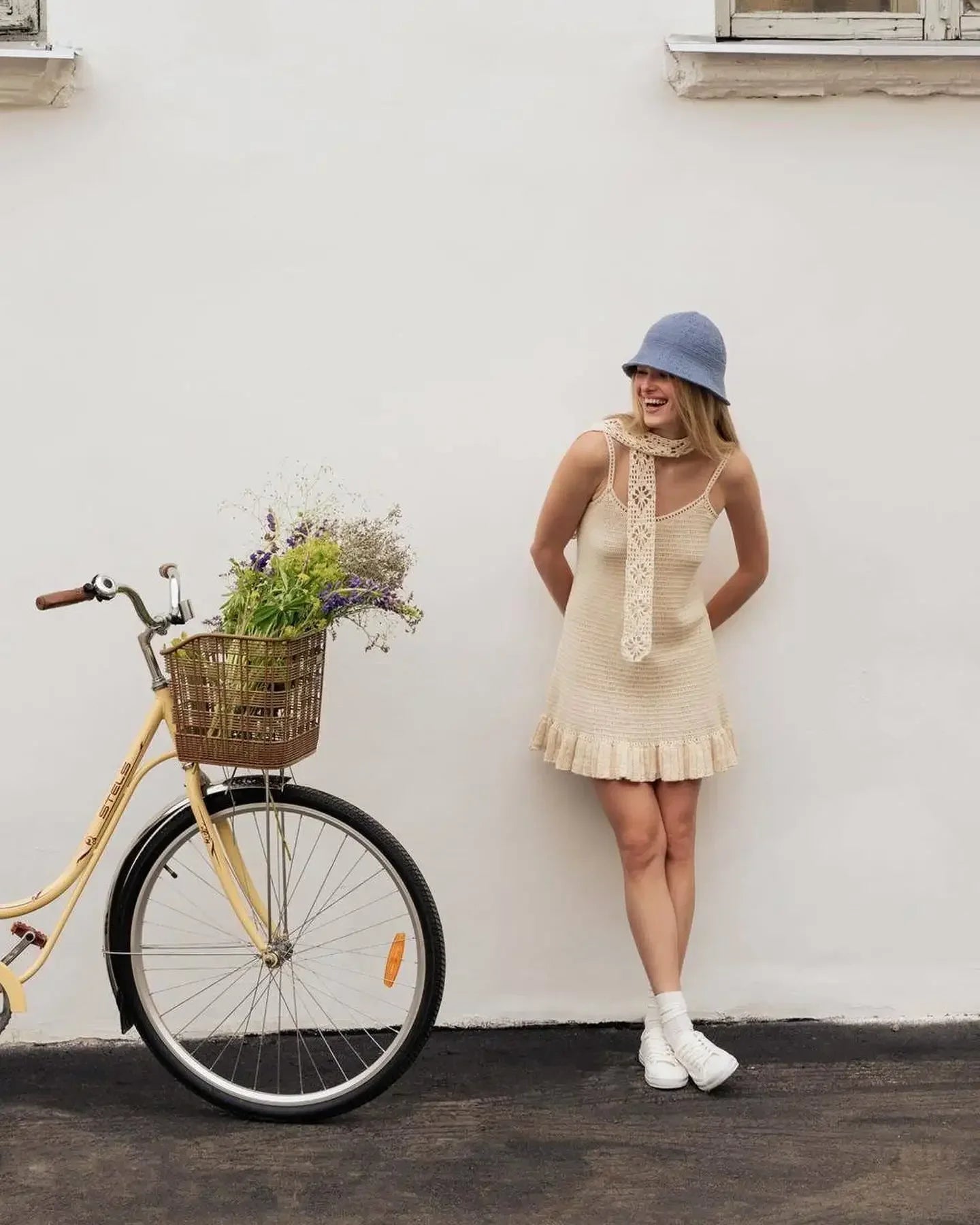 2025 Women Comfy Swimsuit Cover Up Seaside Holiday Club Dresses Sexy Crochet Halter V Neck Chic Ruffle Knit Beach Mini Dress K58 Luxlife Brands