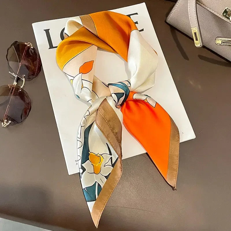 Saturday Afternoon Silk Square Scarf