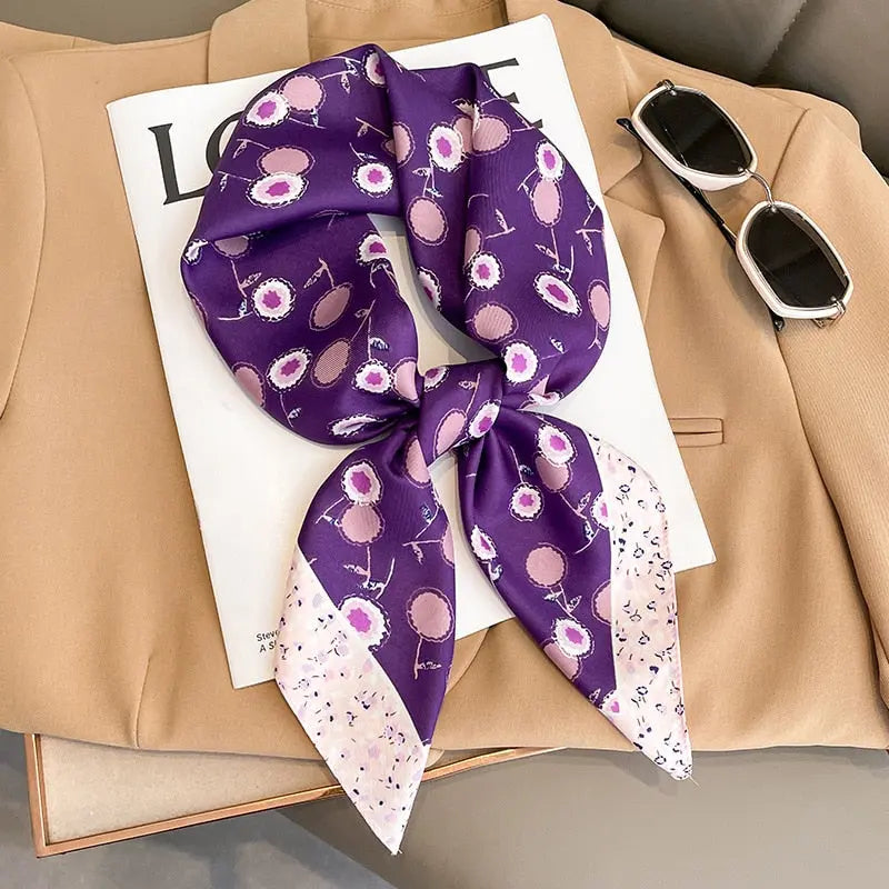Saturday Afternoon Silk Square Scarf