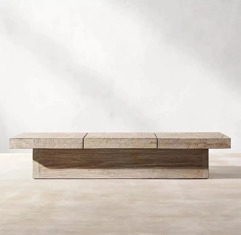 Outdoor Sofa, Creative Garden Courtyard Teak Furniture, Waterproof and Sun-proof, Outdoor Open-air Sofa Set