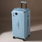 Oversized capacity suitcase student pull rod box 28 "brake wheel luggage password zipper style Luxlife Brands