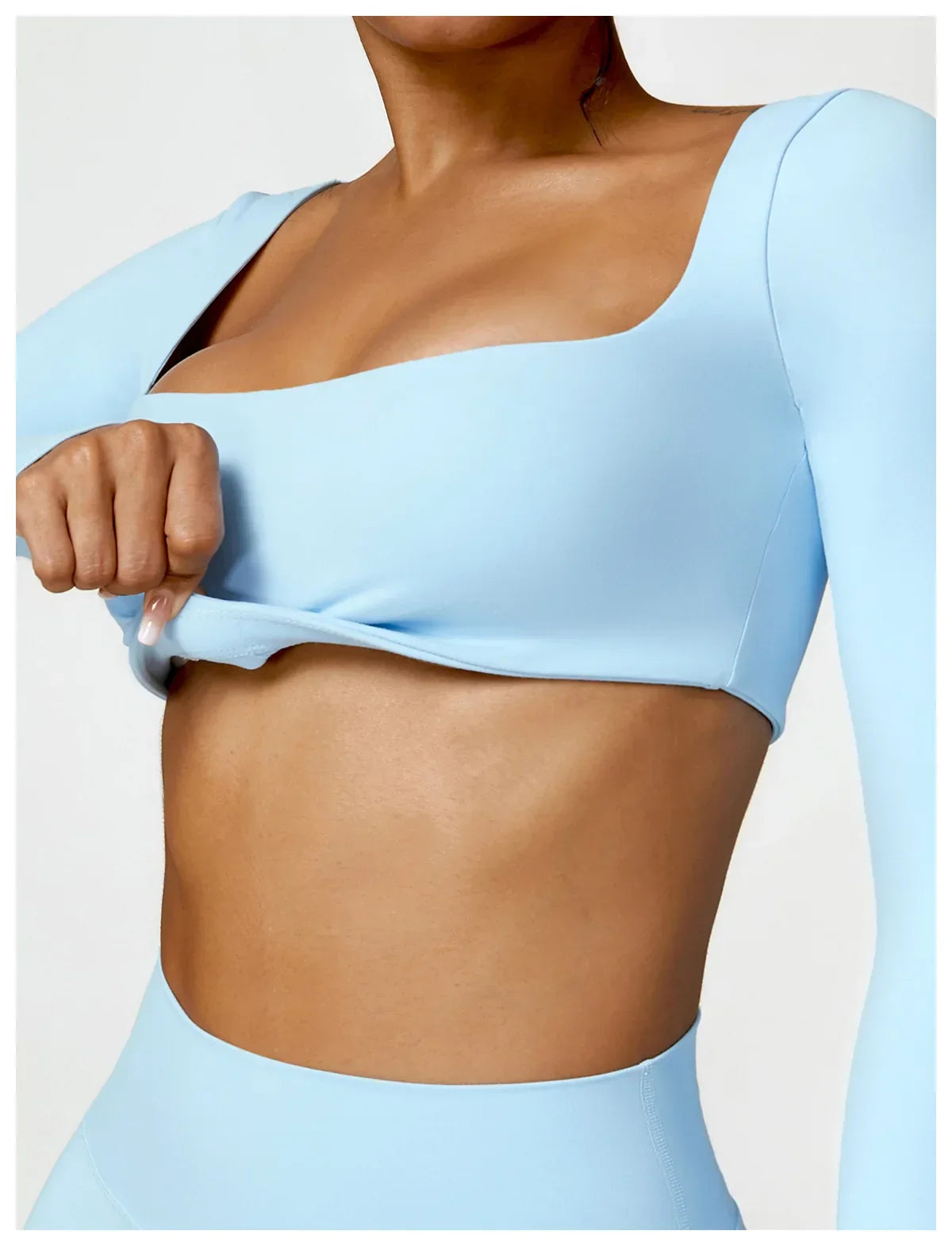 New Long sleeve Shirt Sports Set Women Fitness Tights Yoga Set Crop Top Running High Waist Gym Set Womens Outfits Yoga Clothing Luxlife Brands