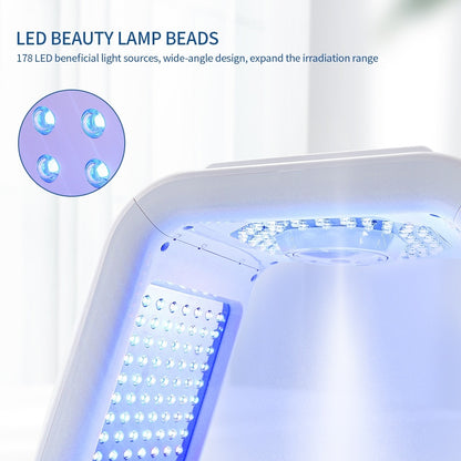 Portable 7 Colors LED Photon Machine Nano Spray Skin Moisturizing Face Steamer Facial SPA Salon Face&Body LED Mask PDT Machine