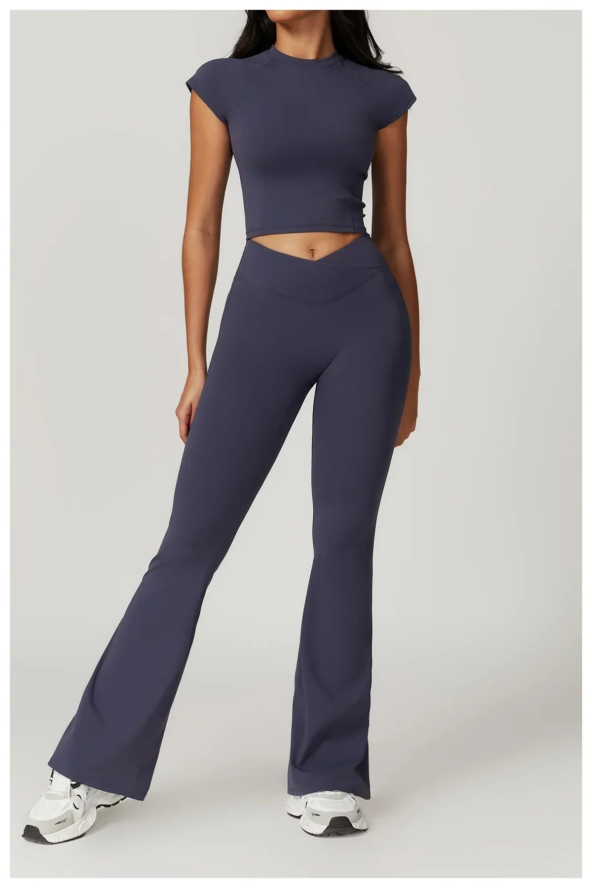 Women's Wide Leg High Waist Yoga Set Luxlife Brands