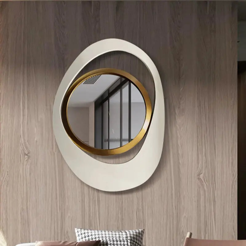 Nordic Home Decorative Wall Mirrors Aesthetic Bathroom Self-adhesive Wall Mirror Room Acsesories Miroir Mural Home Decoration