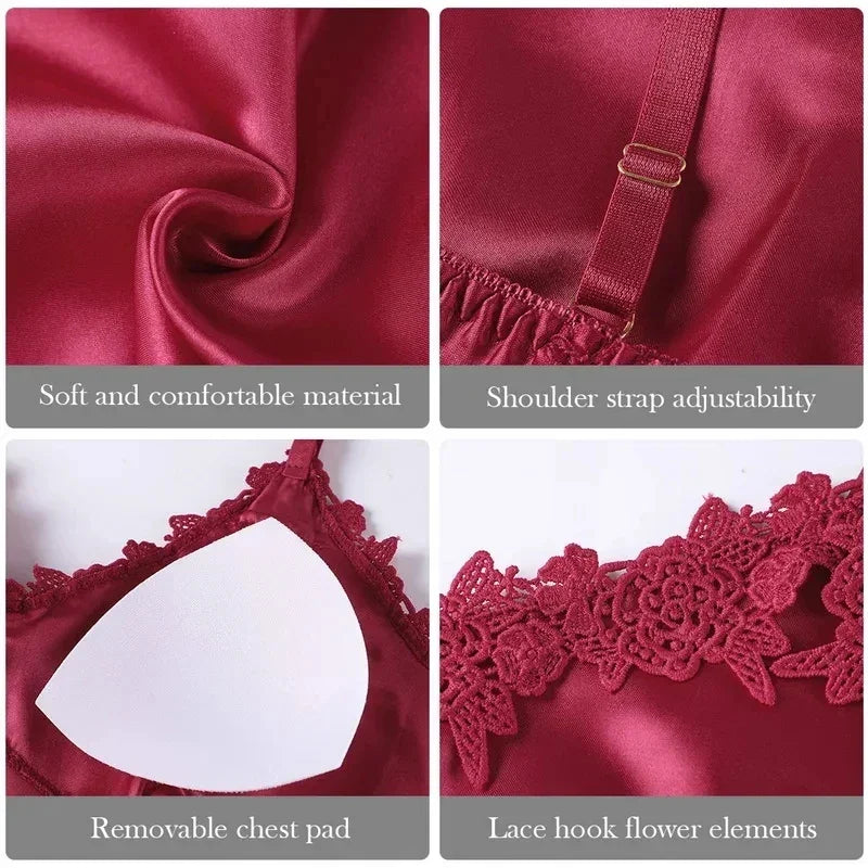 LUX 5PC Silk Lingerie Set Luxlife Brands