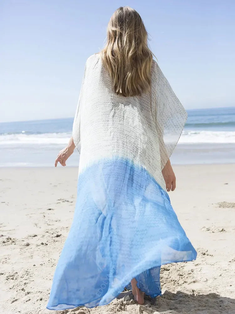Santorini Beach Maxi Dress LUXLIFE BRANDS