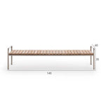 Outdoor stainless steel sofa rattan courtyard villa rain and sun coffee table combination Luxlife Brands