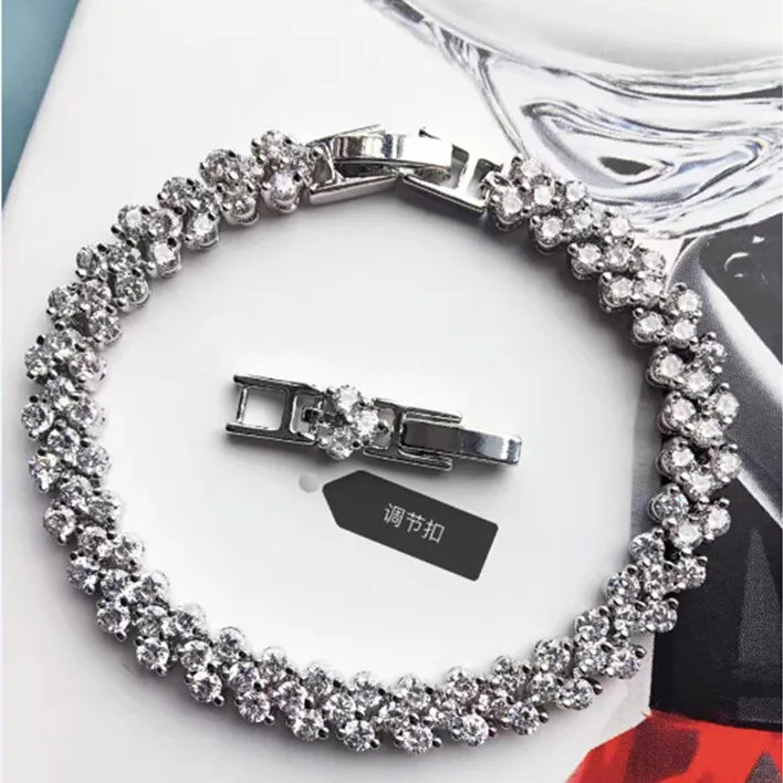 Crystal Swarovski Tennis Bracelet LUXLIFE BRANDS