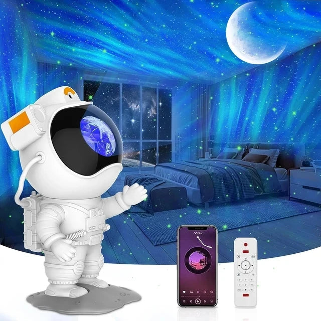 NEW Aurora Projectors Galaxy Star Projector Northern Light Starry Sky Moon Lamp For Bedroom Decor Bluetooth Music Nightlights