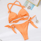 Swimsuit For Swimming Laps Women Set Swimwear Bikini Push-Up Beachwear Brazilian Bandeau Bandage Swimsuit Costume Da Bagno Donna Luxlife Brands