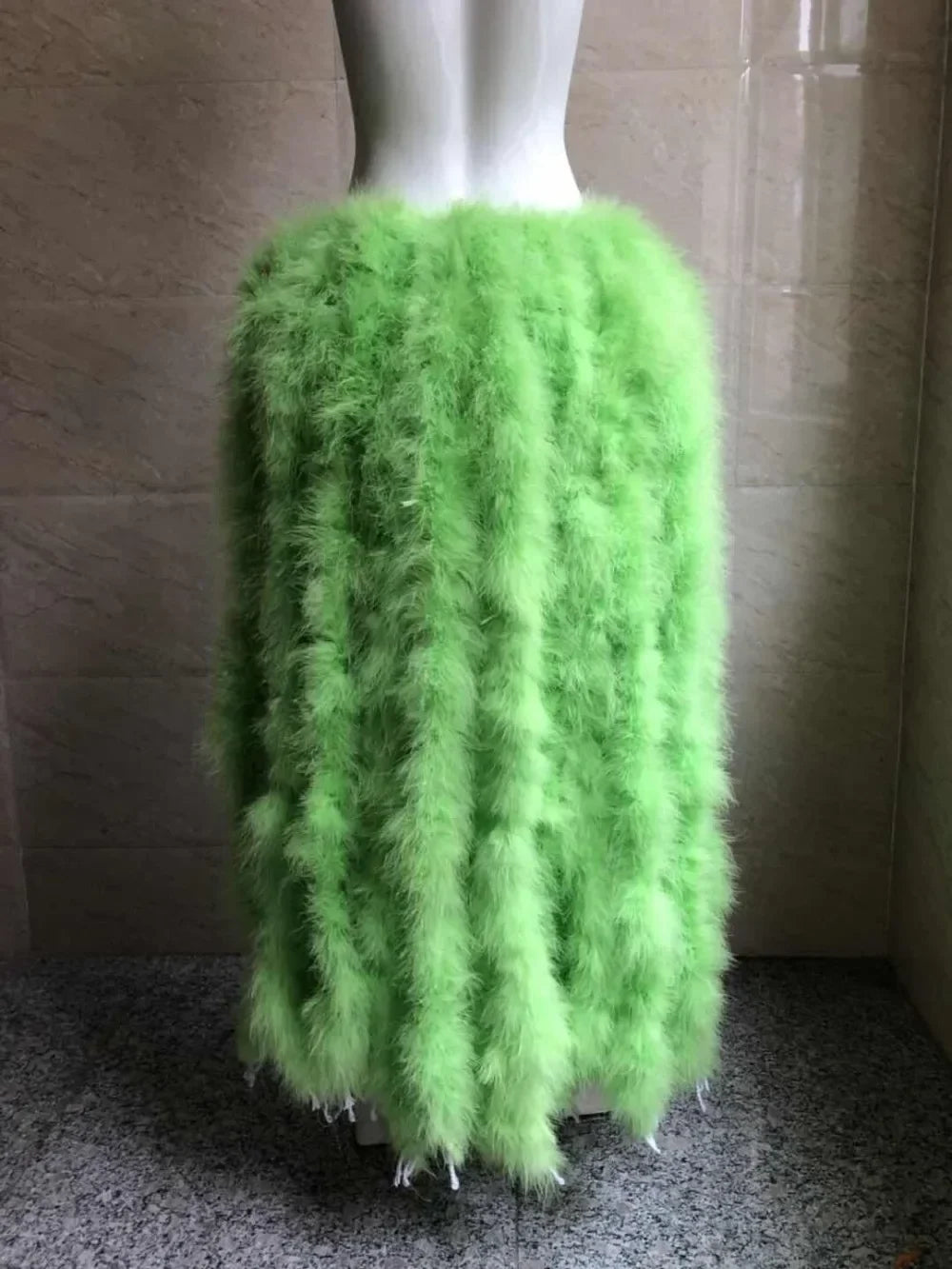 Long Feather Bustle Skirt Costume Accessory