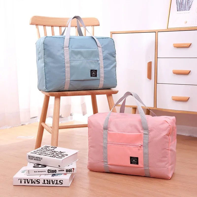 Foldable Travel Duffel Bag Tote Carry on Luggage Bag Spirit Airlines Personal item Sports Gym Bag Travel Organizer Luxlife Brands