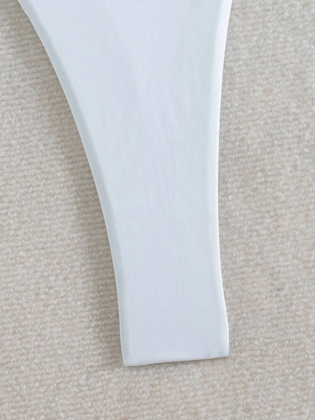 DEKA WomenSolid Deep V Neck One Piece Swimsuit Women Hollow Out White Swimwear Beach Bandage Bathing Suit Monokini