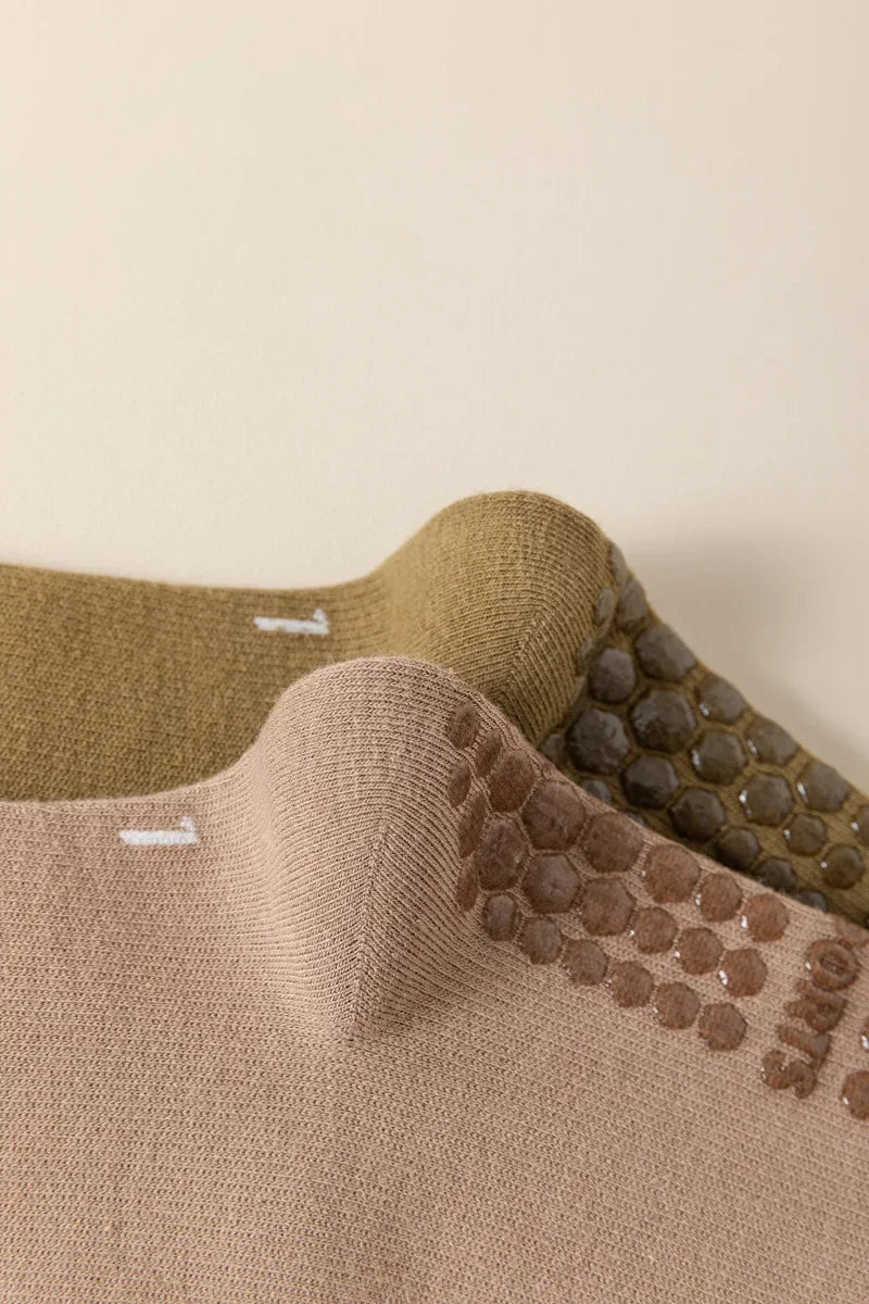 Pilates Cotton Compression Socks Anti Slip