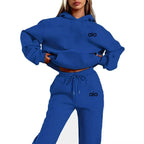 Women Monochrome Hoodie & Joggers Set Luxlife Brands