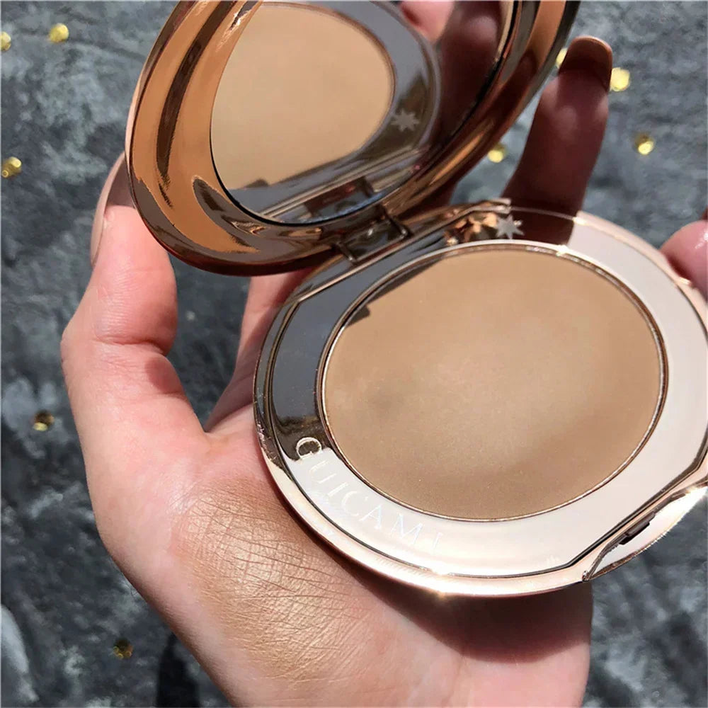 Contour Palette with Mirror Shadow Powder Bronzer Three-Dimensional Nose Shadow Repair Powder Facial Concealer Cosmetics Makeup Luxlife Brands